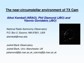 The near-circumstellar environment of TX Cam