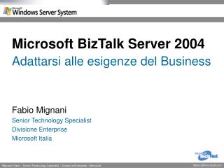 Microsoft BizTalk Server 2004