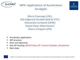 WP4: Applications of Accelerators AccApplic