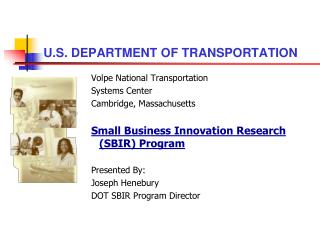 U.S. DEPARTMENT OF TRANSPORTATION