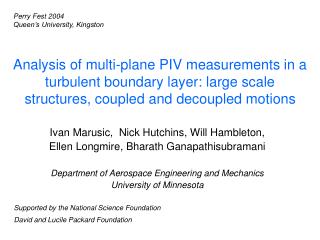 Ivan Marusic, Nick Hutchins, Will Hambleton, Ellen Longmire, Bharath Ganapathisubramani