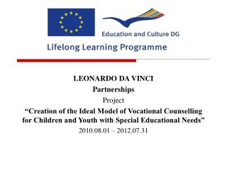 LEONARDO DA VINCI Partnerships Project