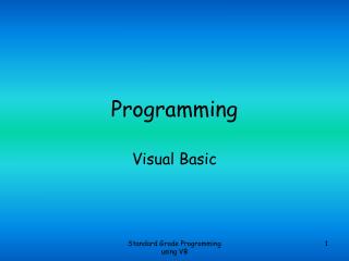 Programming