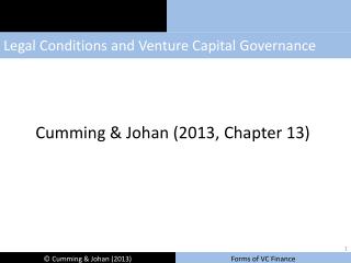 Legal Conditions and Venture Capital Governance