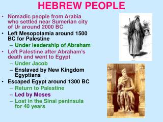 HEBREW PEOPLE