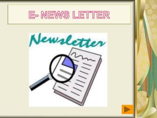 E- NEWS LETTER