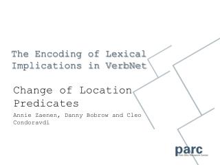 The Encoding of Lexical Implications in VerbNet