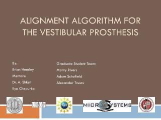 Alignment Algorithm for the Vestibular Prosthesis