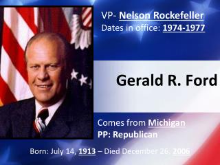 Gerald R. Ford