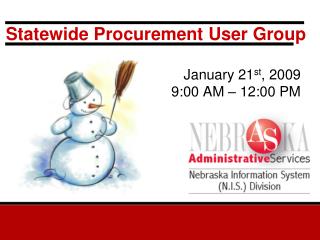 Statewide Procurement User Group