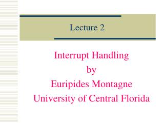 Lecture 2