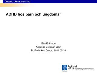 ADHD hos barn och ungdomar