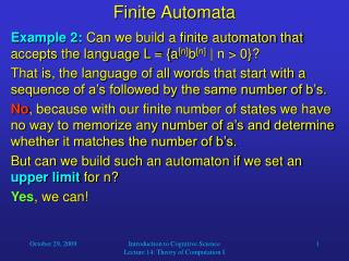 Finite Automata