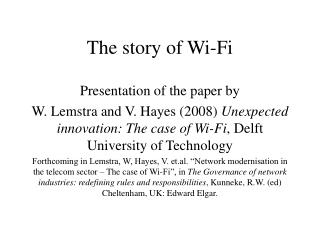 The story of Wi-Fi