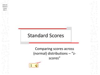 Standard Scores