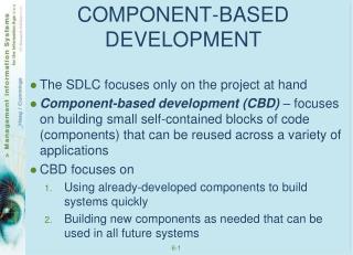 COMPONENT-BASED DEVELOPMENT