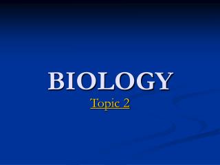 BIOLOGY