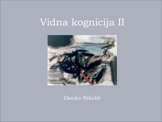 Vidna kognicija II