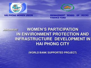 HẢI PHÒNG WOMEN UNION