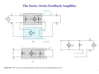 The Series–Series Feedback Amplifier