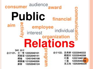 Public Relations