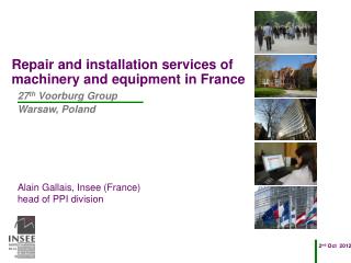 Repair and installation services of machinery and equipment in France