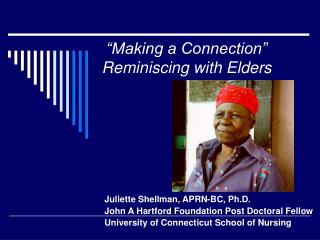 “Making a Connection” Reminiscing with Elders