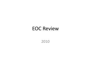 EOC Review