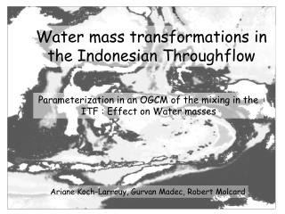 Water mass transformations in the Indonesian Throughflow