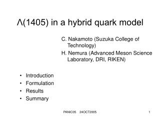 Λ(1405) in a hybrid quark model