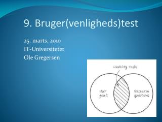 9. Bruger(venligheds)test