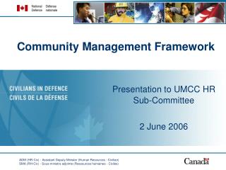 Community Management Framework