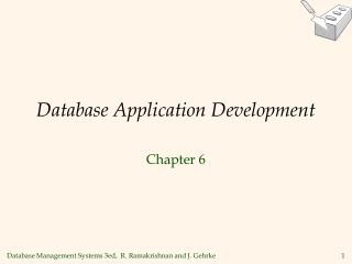 Database Application Development