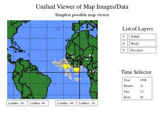 Unified Viewer of Map Images/Data Simplest possible map viewer