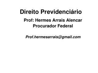 Direito Previdenciário