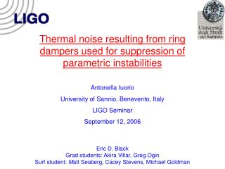 Thermal noise resulting from ring dampers used for suppression of parametric instabilities