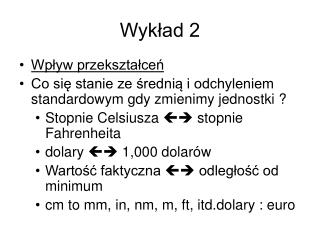 Wykład 2