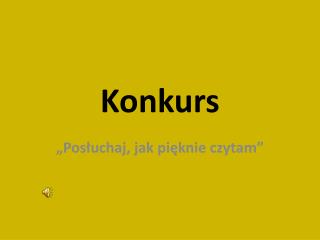 Konkurs