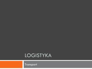 logistyka