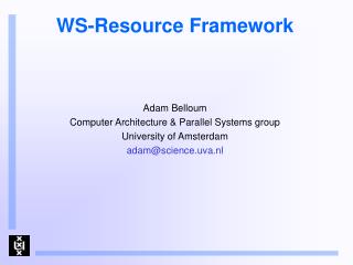 WS-Resource Framework