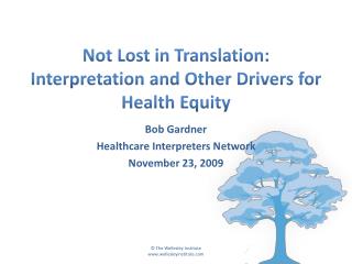 Not Lost in Translation: Interpretation and Other Drivers for Health Equity