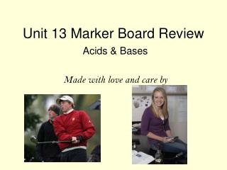 Unit 13 Marker Board Review