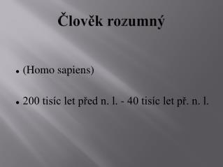 Člověk rozumný