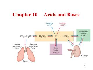 Chapter 10 Acids and Bases