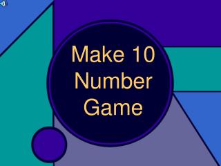 Make 10 Number Game