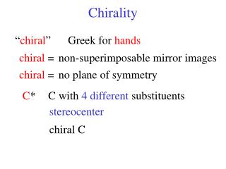 Chirality