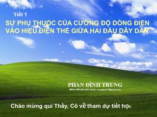 Chào mừng quí Thầy, Cô v ề tham dự tiết h ọc