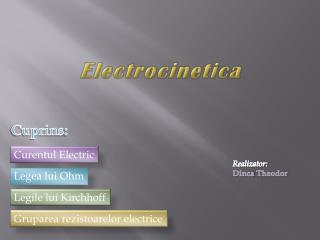 Electrocinetica