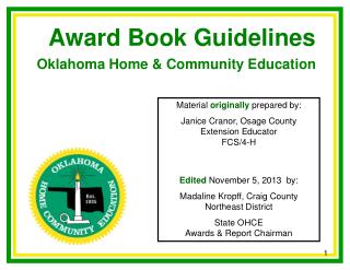 Oklahoma Home &amp; Community Education