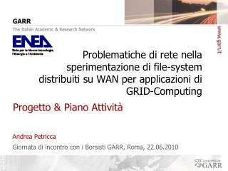 Progetto &amp; Piano Attività